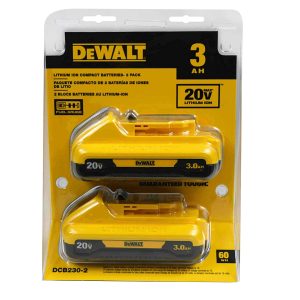 DEWALT DCB230-2 20V MAX Lithium Ion Battery Pack 3.0Ah